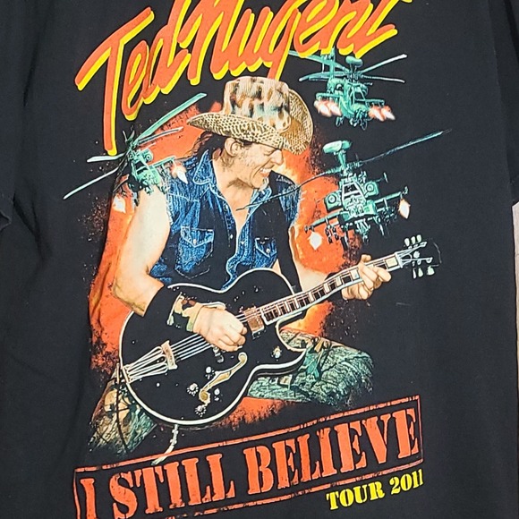 Ted Nugent I Still Believe Tour 2011 Tee - Picture 2 of 5